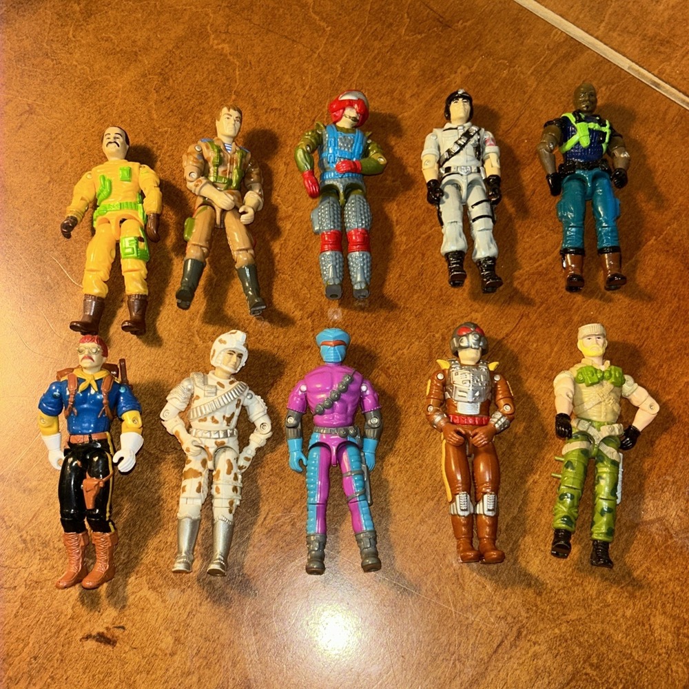 Vintage G. I. Joe ARAH Action Figure Lot Joes & Cobra 80s-90s C3